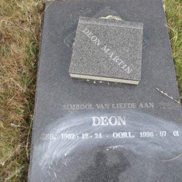 MARTIN Deon 1962-1996