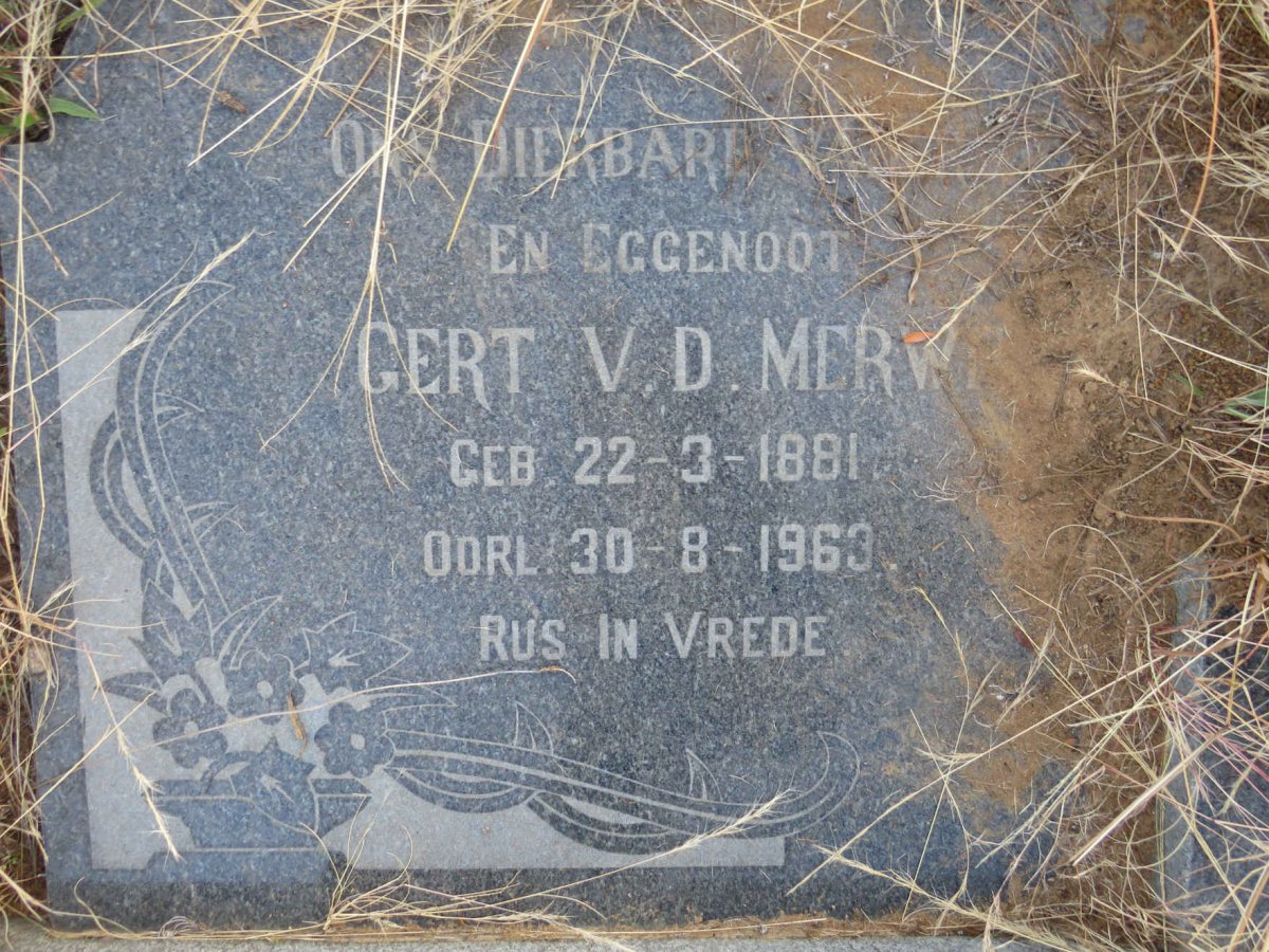 MERWE Gert, v.d. 1881-1963 & Anna Magrietha BESTER 1904-1983_2