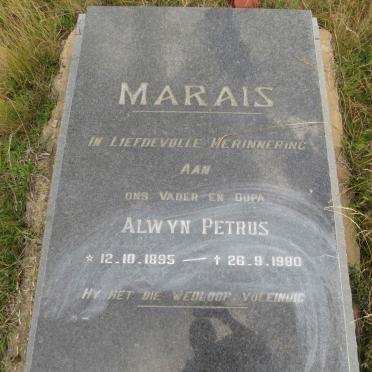 MARAIS Alwyn Petrus 1895-1980