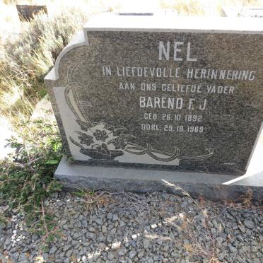 NEL Barend F.J. 1892-1969