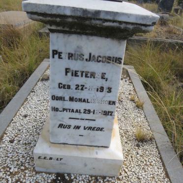 PIETERSE Petrus Jacobus 1913-1917