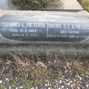 PIETERSE Johannes L. 1883-1961 & Rachel S.E.C. BOTHA 1890-1985_1