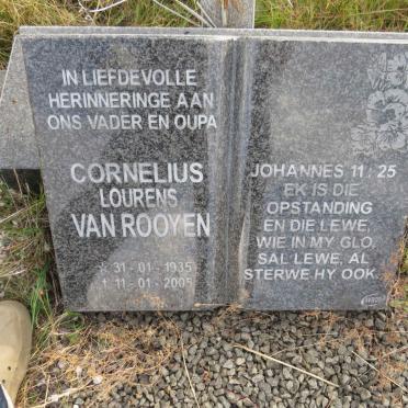 ROOYEN Cornelius Lourens, van 1935-2005