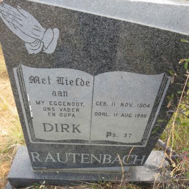 RAUTENBACH Dirk 1904-1986