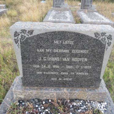ROOYEN J.G., van 1896-1959