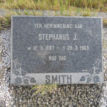 SMITH Stephanus J. 1887-1969