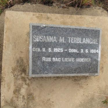 TERBLANCHE Susanna M. 1925-1964