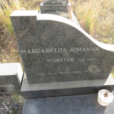 VORSTER Margaretha Johanna nee SMIT 1894-1966
