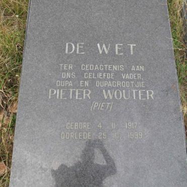 WET Pieter Wouter, de 1917-1999