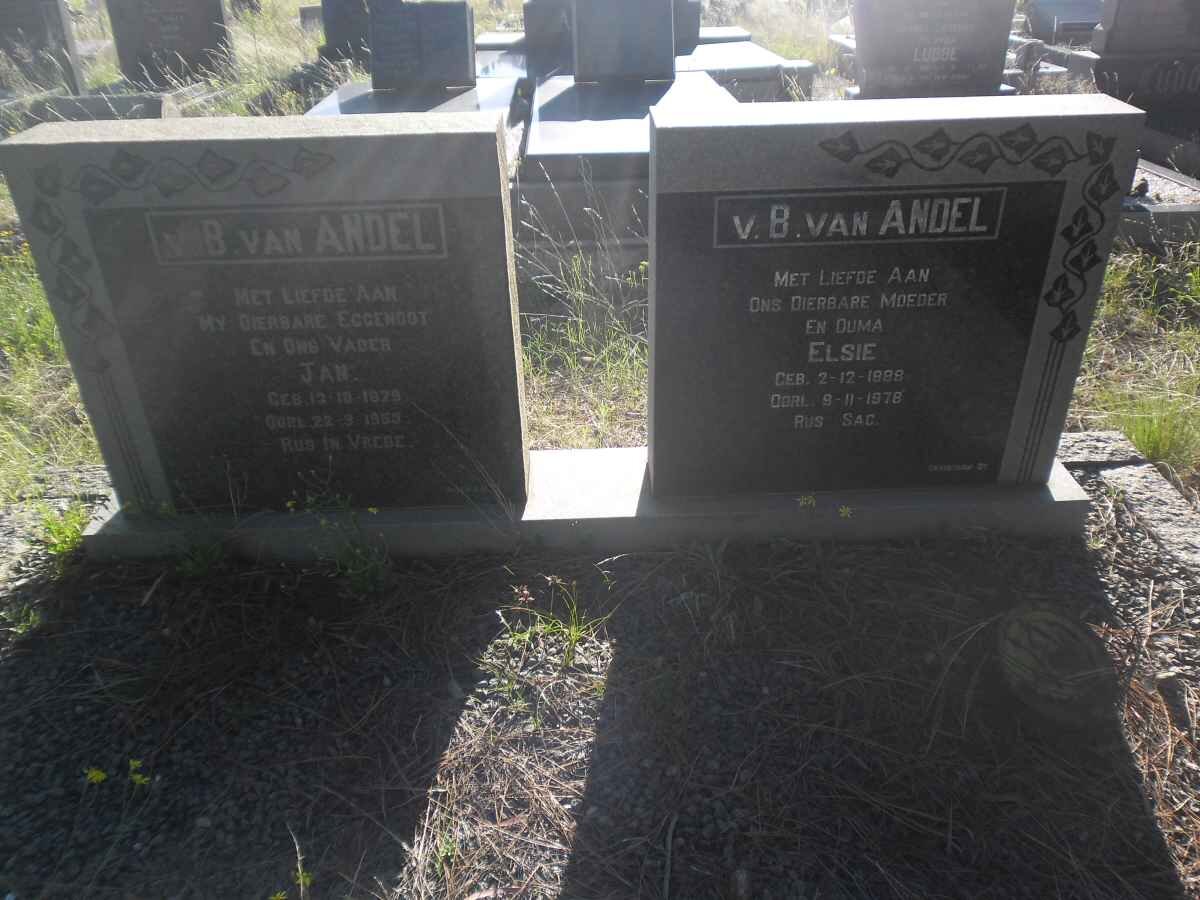 ANDEL Jan, v.B van 1879-1953 &amp; Elsie 1888-1978