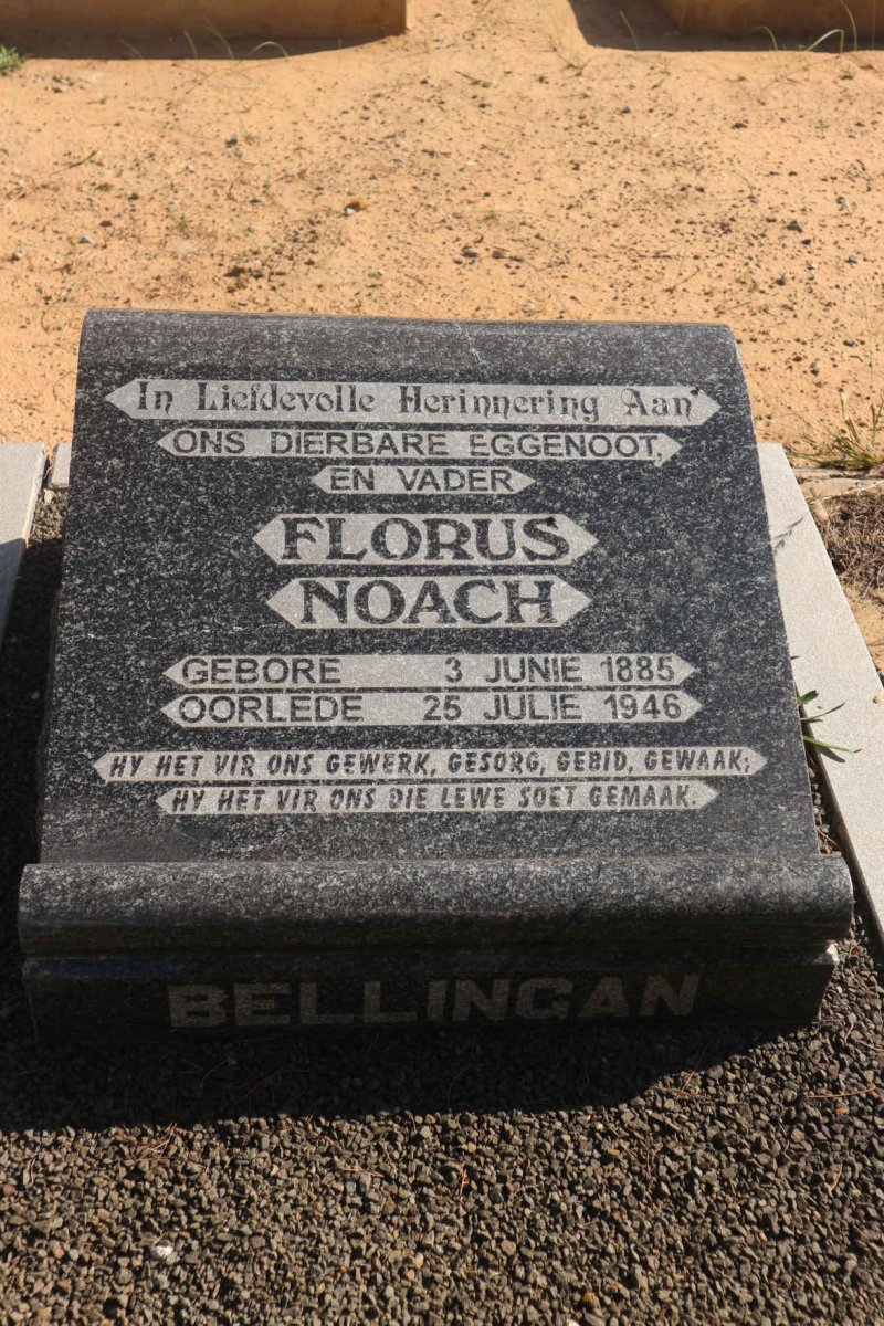 BELLINGAN Florus Noach 1885-1946