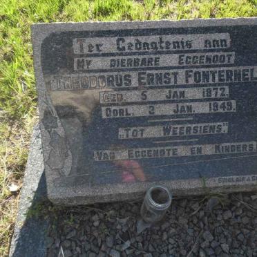 FONTERNEL Theodorus Ernst 1872-1949