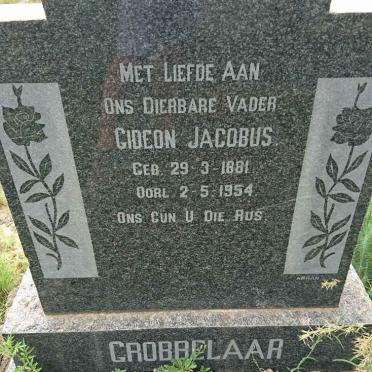 GROBBELAAR Gideon Jacobus 1881-1954