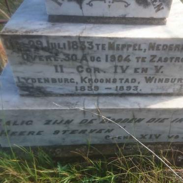 HEYNINGEN P.A.C., van 1833-1904