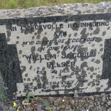 PELSER Willem Jacobus 1886-1938