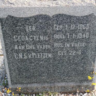 PLETZEN  C.N.S., v. 1865-1940