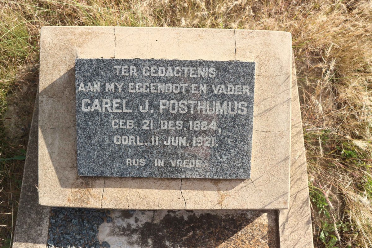 POSTHUMUS Carel J. 1884-1921