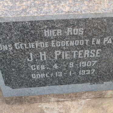 PIETERSE J.H. 1907-1937