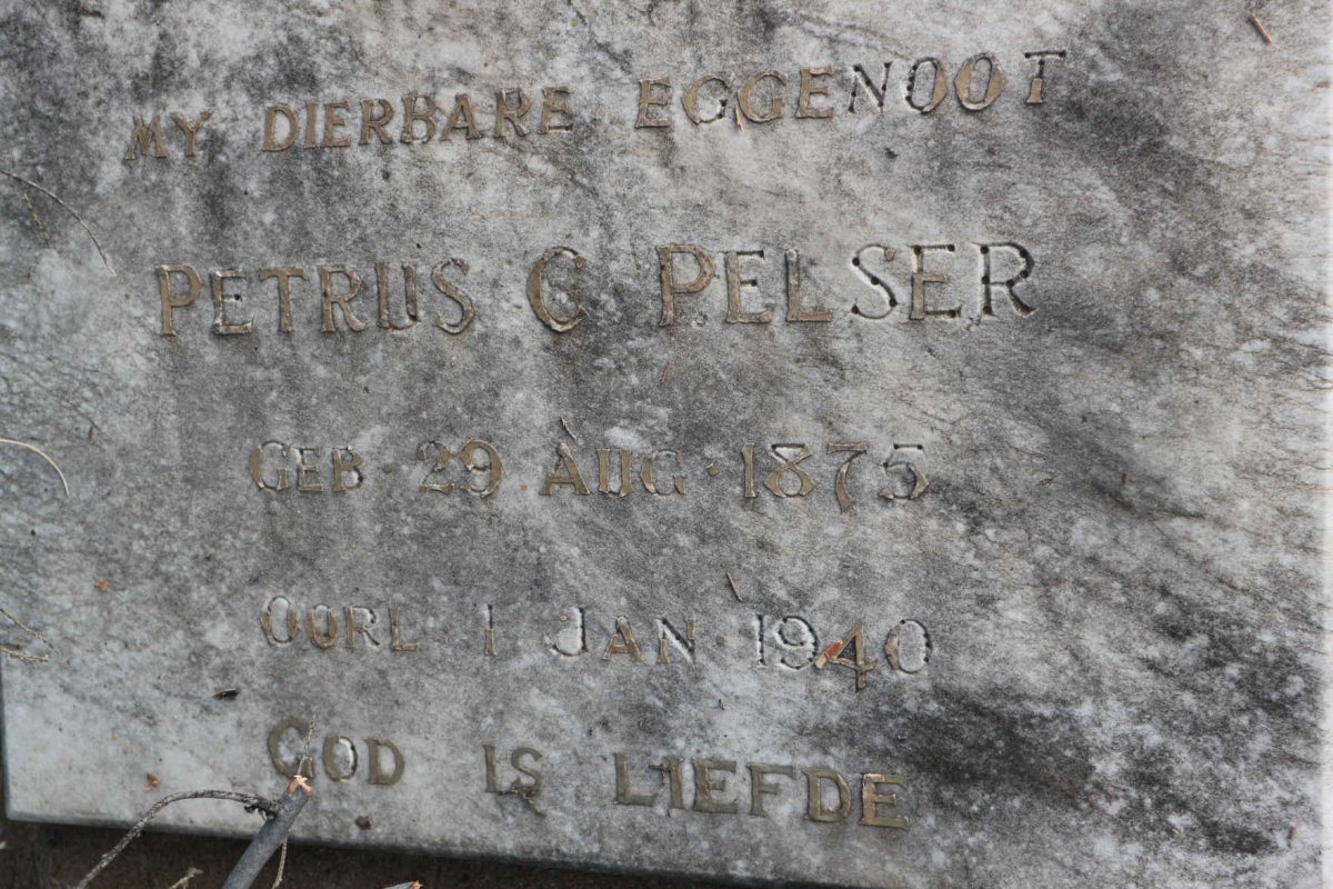 PELSER Petrus C. 1875-1940