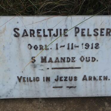 PELSER Sareltjie -1918