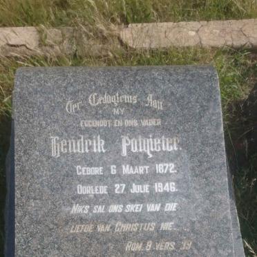 POTGIETER Hendrik 1872-1946