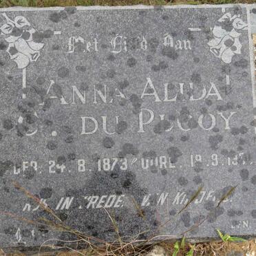 PLOOY Anna Alida C., du 1873-193?
