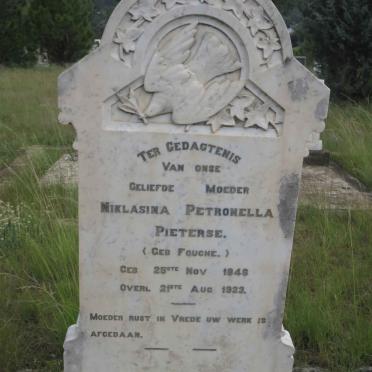 PIETERSE Niklasina Petronella nee FOUCHE 1846-1923