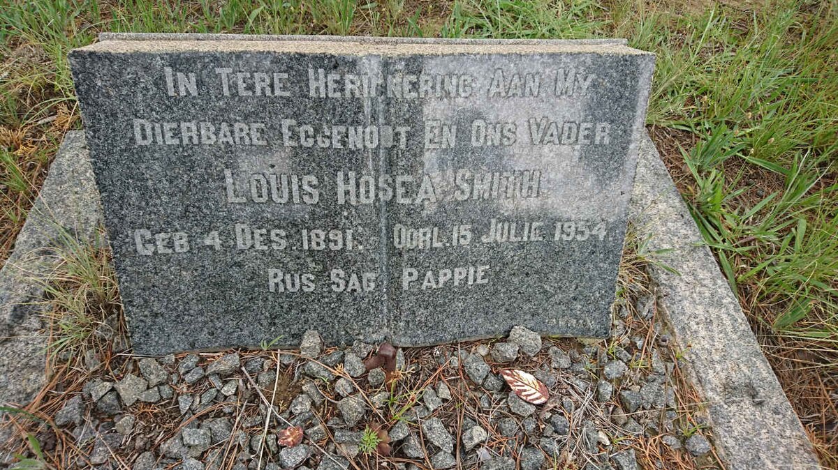 SMITH Louis Hosea 1891-1954