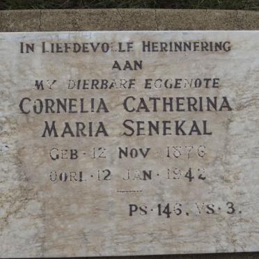 SENEKAL Cornelia Catherina Maria 1876-1942