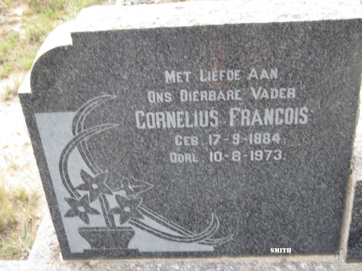 SMITH Cornelius Francois 1884-1973 &amp; Christina Jacoba VENTER 1890-1946