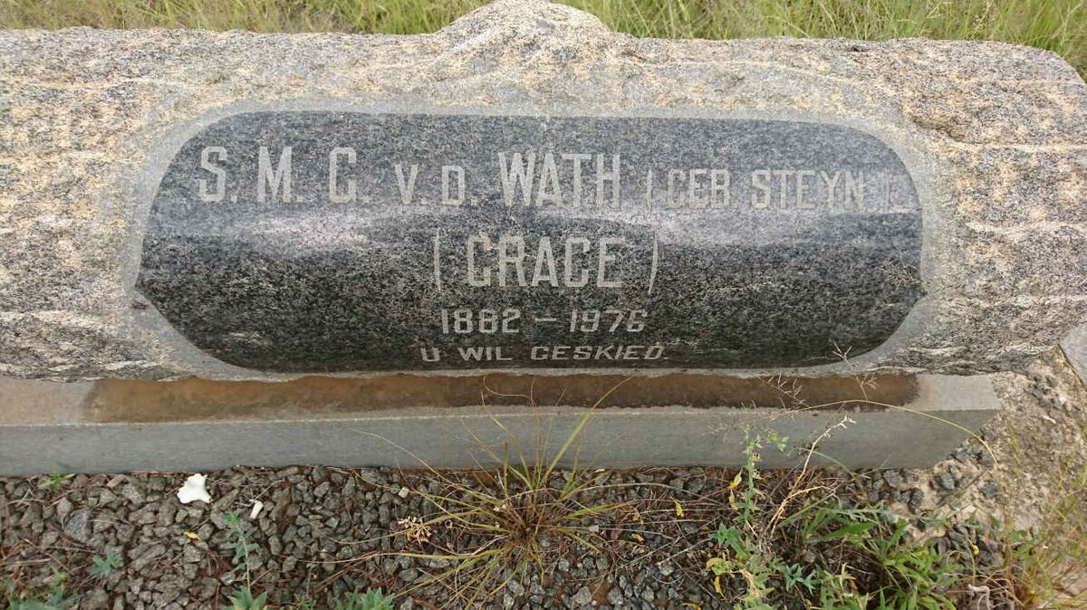 WATH S.M.G., v.d. nee STEYN 1882-1976