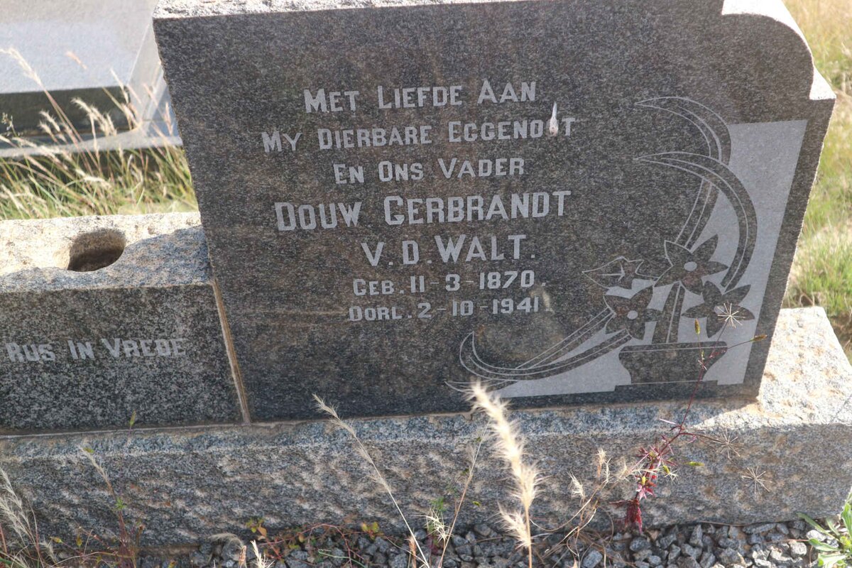 WALT Douw Gerbrandt, v.d. 1870-1941 &amp; Elizabeth Margaretha WAGENAAR 1874-1964