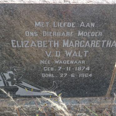 WALT Douw Gerbrandt, v.d. 1870-1941 &amp; Elizabeth Margaretha WAGENAAR 1874-1964