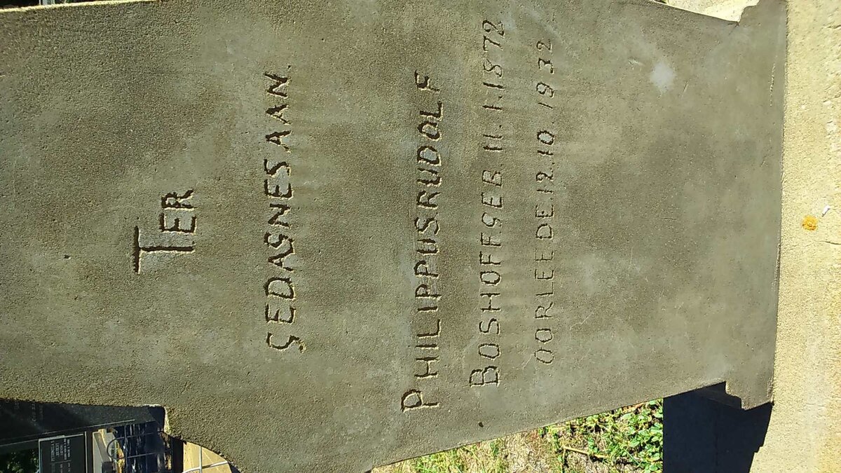 BOSHOFF Philippus Rudolf 1878-1932