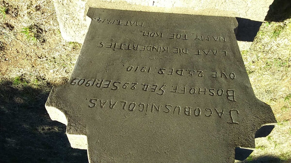 BOSHOFF Jacobus Nicolaas 1909-1910