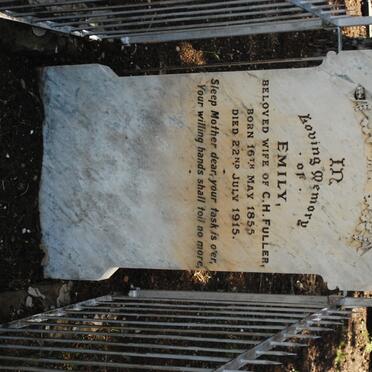 FULLER Emily 1855-1915