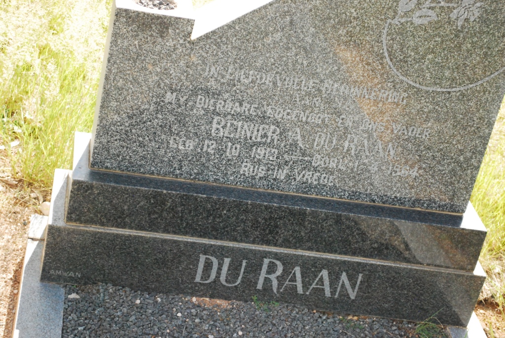 RAAN Renier A., du 1913-1964