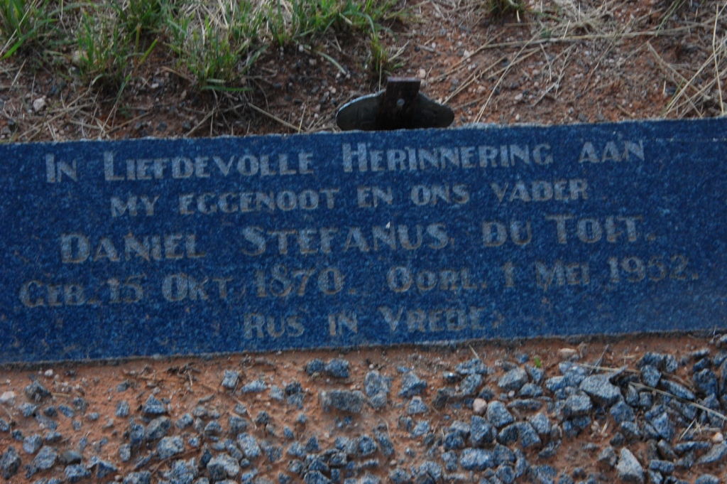 TOIT Daniel Stefanus, du 1870-1952