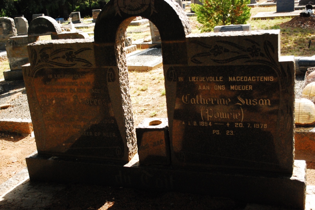 TOIT Catherine Susan, du nee POWRIE 1894-1978