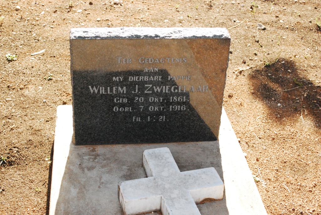 ZWIEGELAAR Willem J. 1861-1916