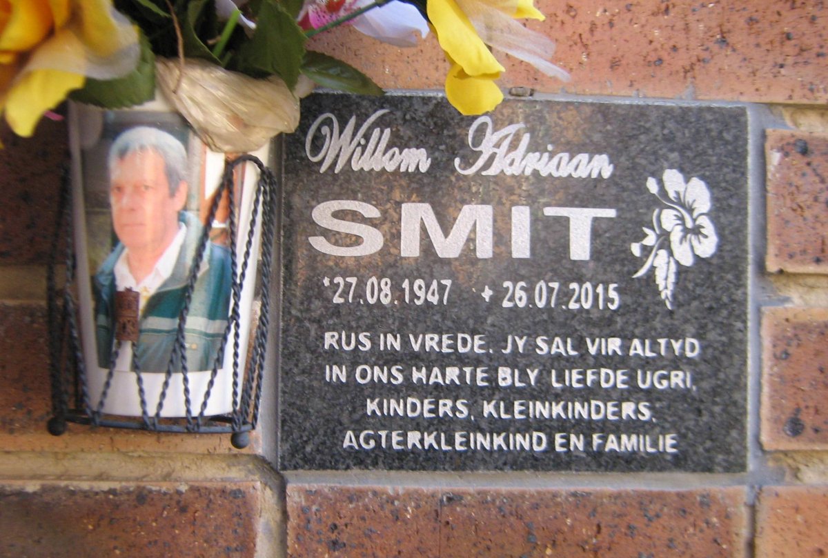 SMIT Willem Adriaan 1947-2015