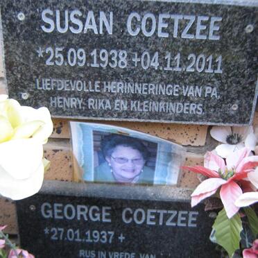 COETZEE George 1937- &amp; Susan 1938-2011