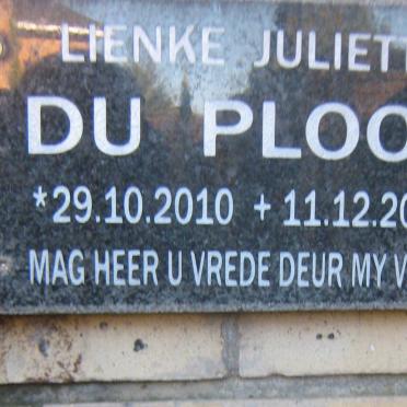 PLOOY Lienke Juliette, du 2010-2010