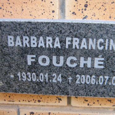 FOUCHE Barbara Francina 1930-2006