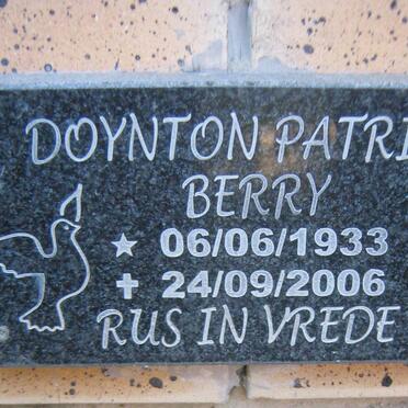 BERRY Doynton Patrick 1933-2006