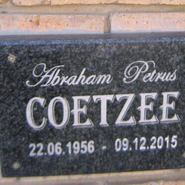 COETZEE Abraham Petrus 1956-2015