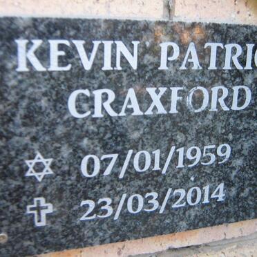 CRAXFORD Kevin Patrick 1959-2014