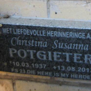 POTGIETER Christina Susanna 1937-2013
