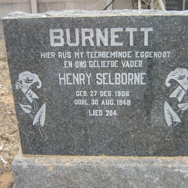 BURNETT Henry Selborne 1906-1948