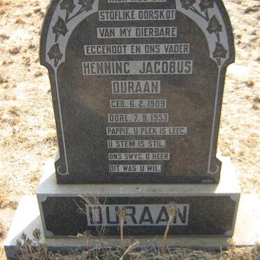 DURAAN Henning Jacobus 1909-1953